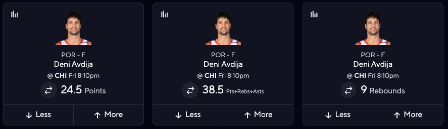 Best PrizePicks NBA Picks Today - Deni Avdija