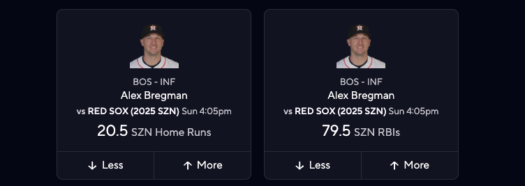 2025 Fantasy Baseball Projections - Alex Bregman