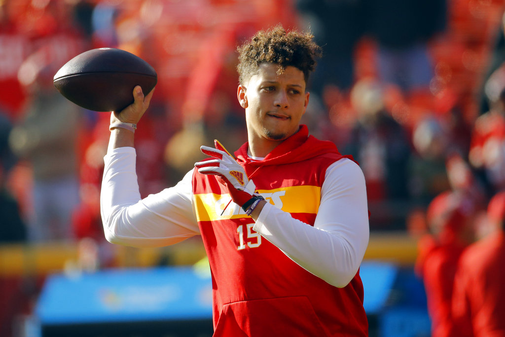 Kansas City Chiefs quarterback Patrick Mahomes