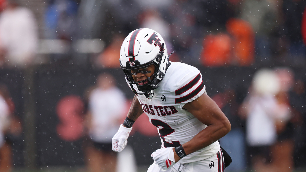 Texas Tech WR Kenny Johnson during a game vs. Oregon State.