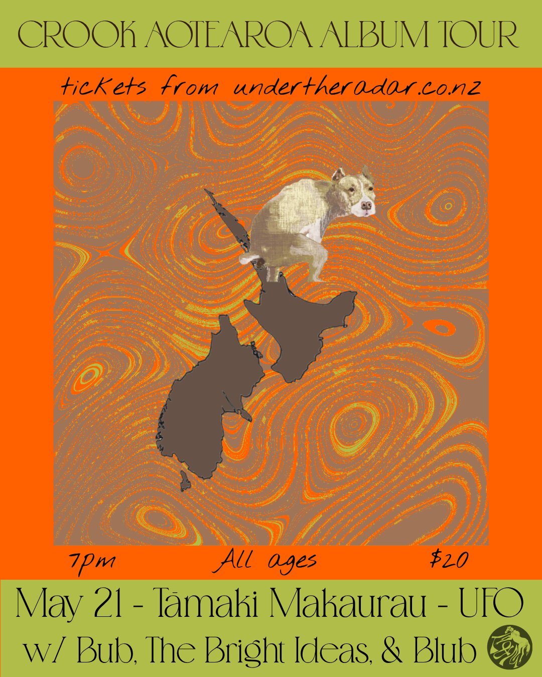 Crook - Aotearoa Album Tour