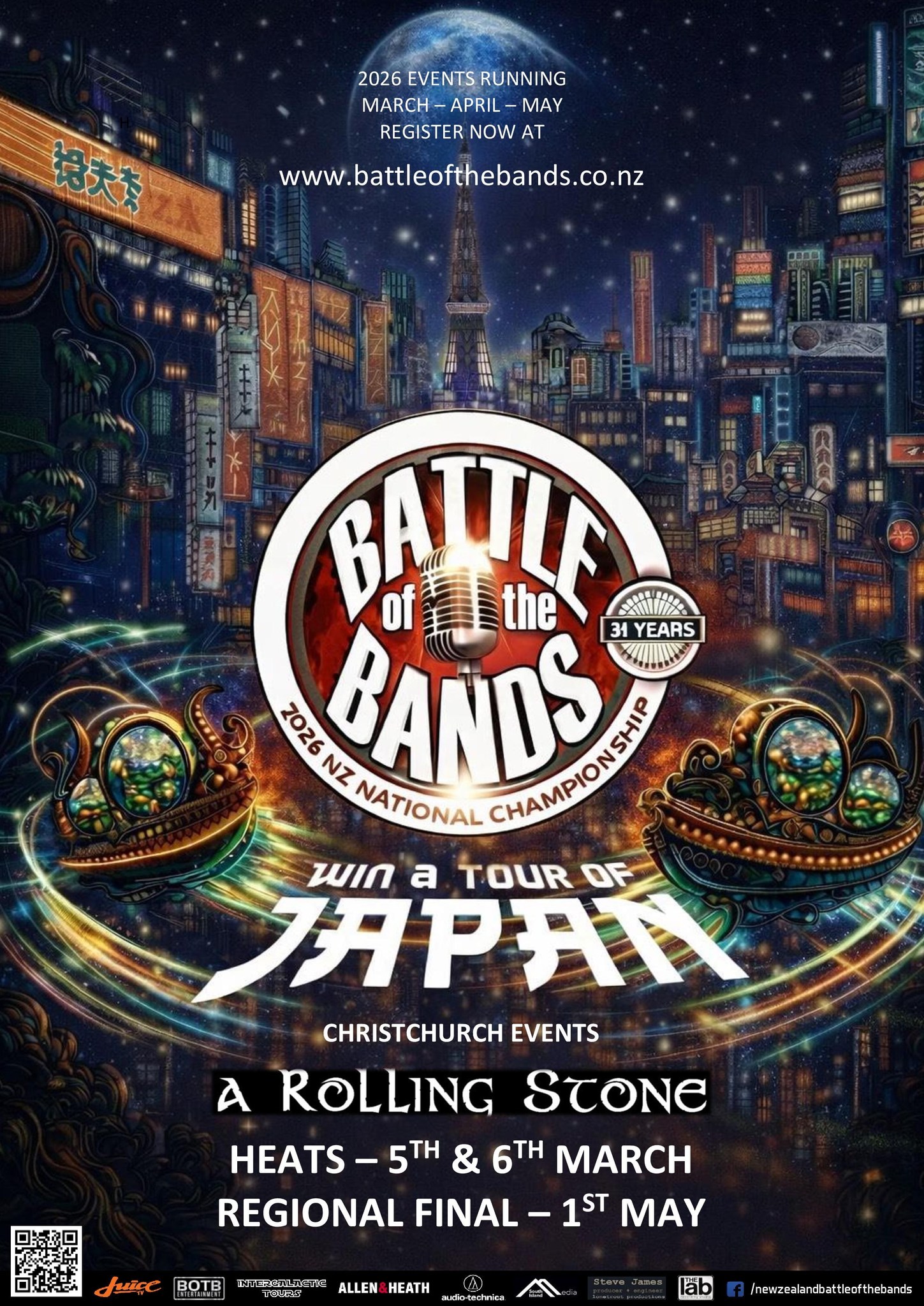 Battle of the bands 2026: National Championship (South Island Final)