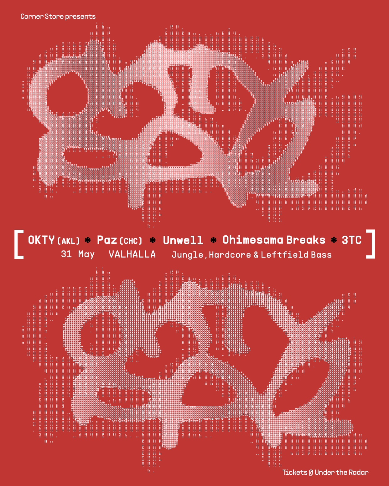 Corner Store presents: okty and Paz, Unwell, Ohimesama Breaks, 3TC