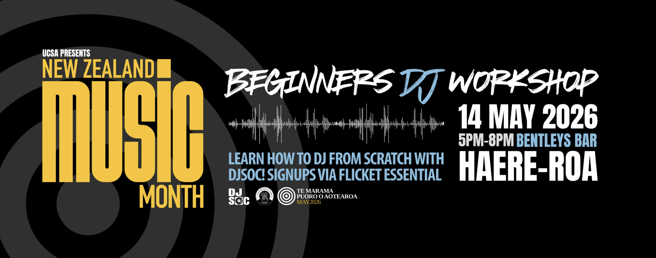 NZ Music Month - Beginners DJ Workshop