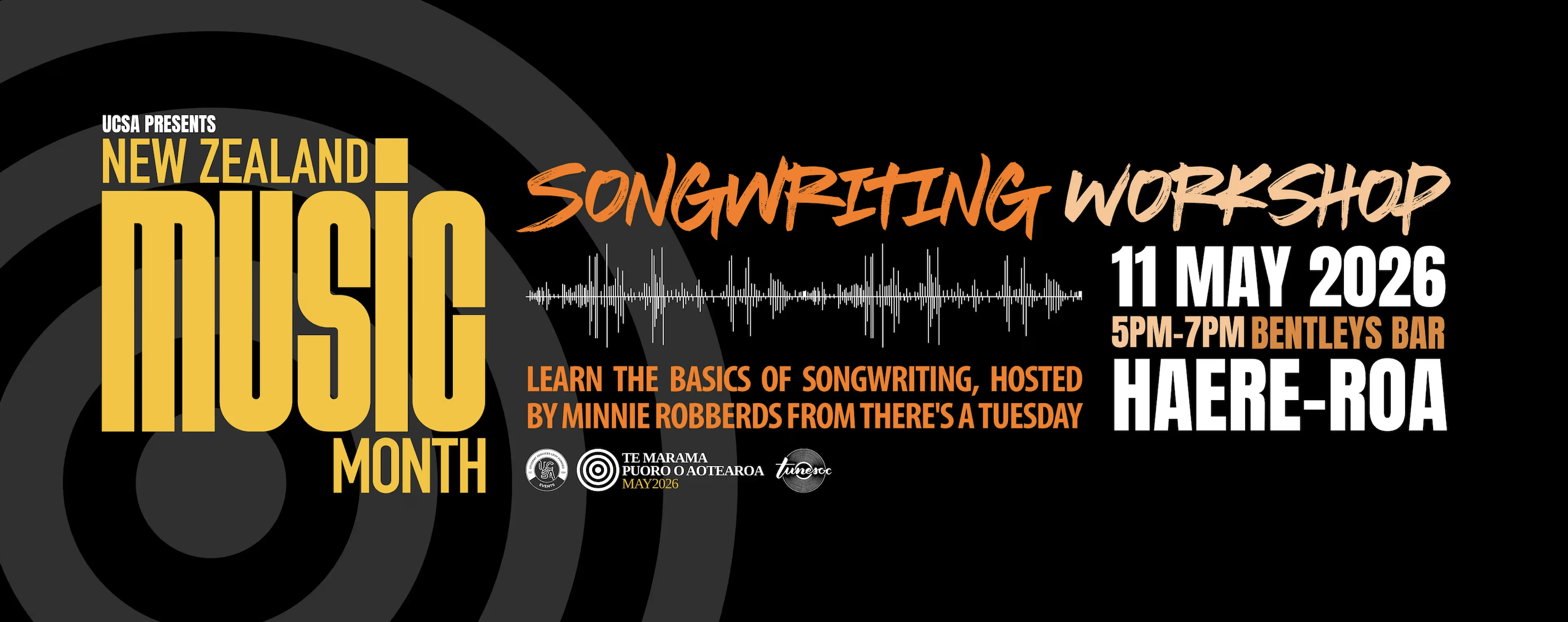 NZ Music Month - Songwriting Workshop