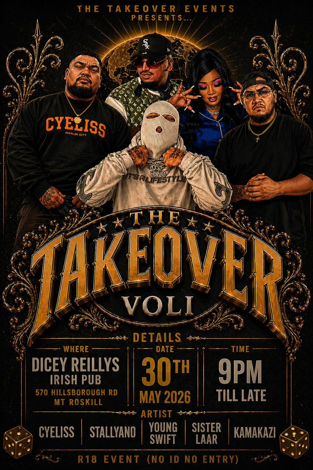 The Takeover Events Team present “New Zealand Music Month Showcase”.