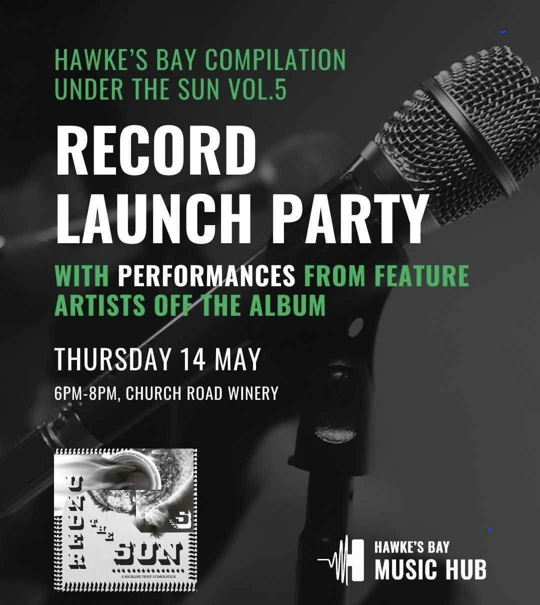 Record Launch Party: Hawke's Bay Compilation Under The Sun Vol.5