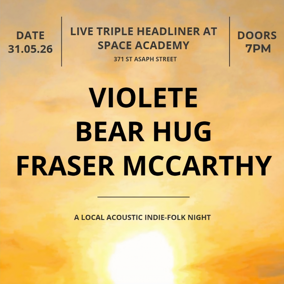 Violete, Bear Hug, Fraser McCarthy