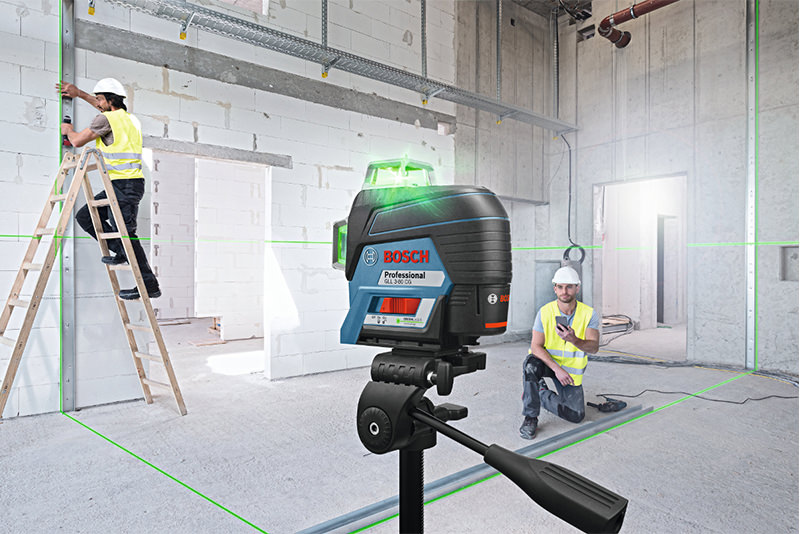 Máy cân bằng laser trong xây dựng 