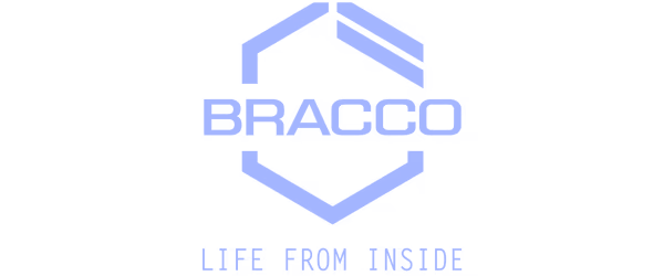 Minimalist header with a white background, a logo on the left, and navigational text links including Home, Studio, Work, and About, followed by a hamburger menu icon on the right.