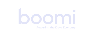Boomi logo with the tagline Powering the Data Economy.