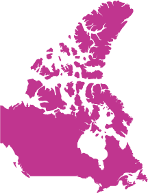 Map outline of northern Canada highlighting the Arctic Archipelago islands.