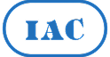 IAC logo with white letters inside a rounded dark gray rectangle.