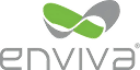 Enviva company logo featuring stylized butterfly design above lowercase text.
