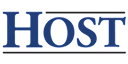 Host logo in black stylized text.