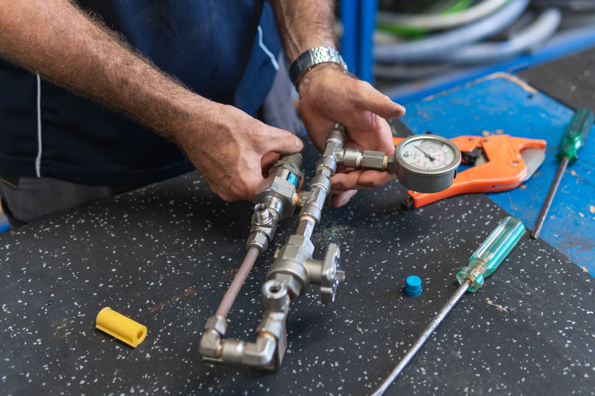 CITOR technician performing on-site diagnostics