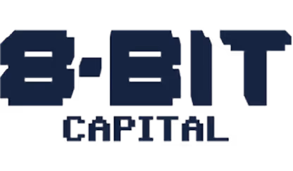 8-BIT CAPITAL text logo in a bold, pixelated font style.