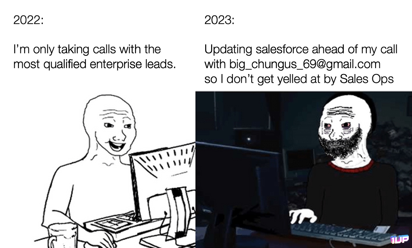 updating crm meme