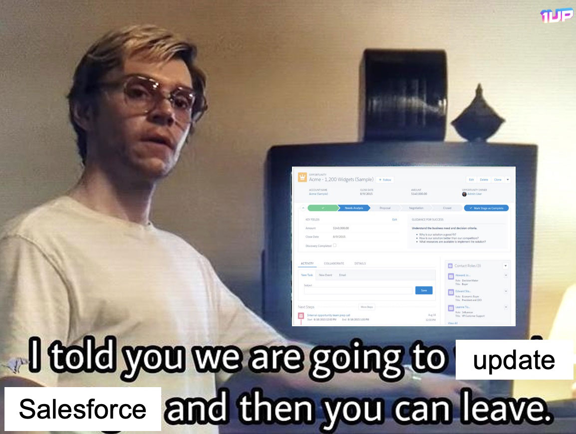 Update Salesforce Meme Update Salesforce Meme