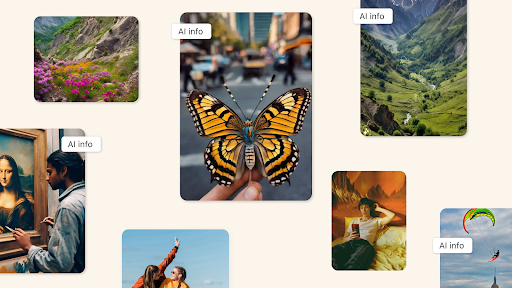 Example of AI image labels.