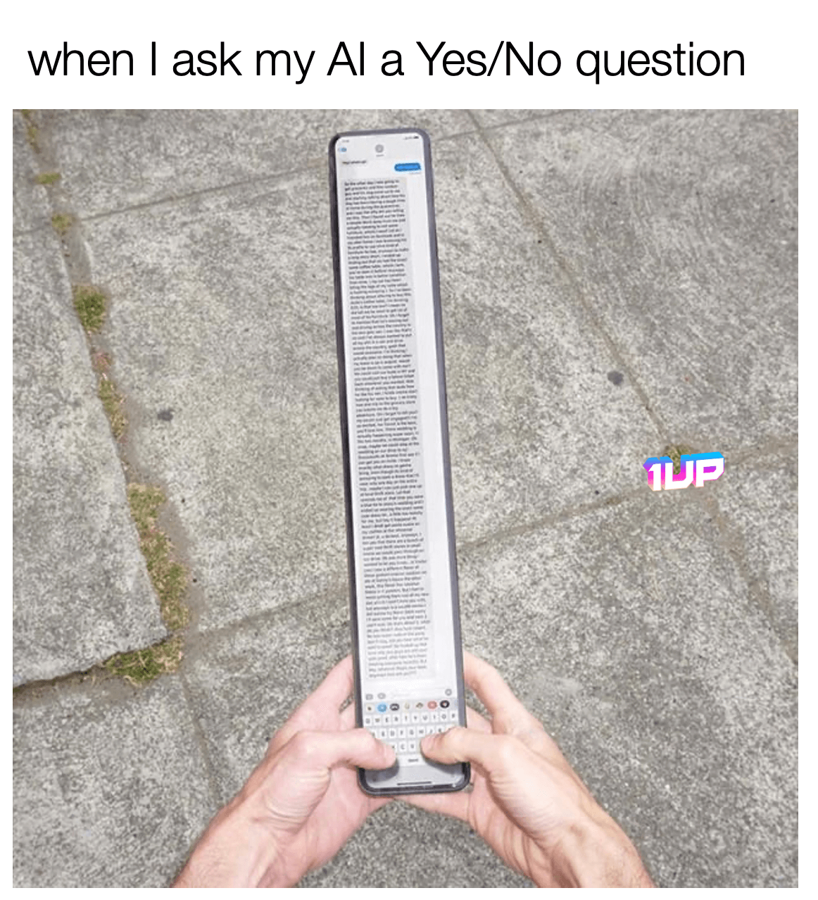 AI Responses are too long meme AI Responses are too long meme