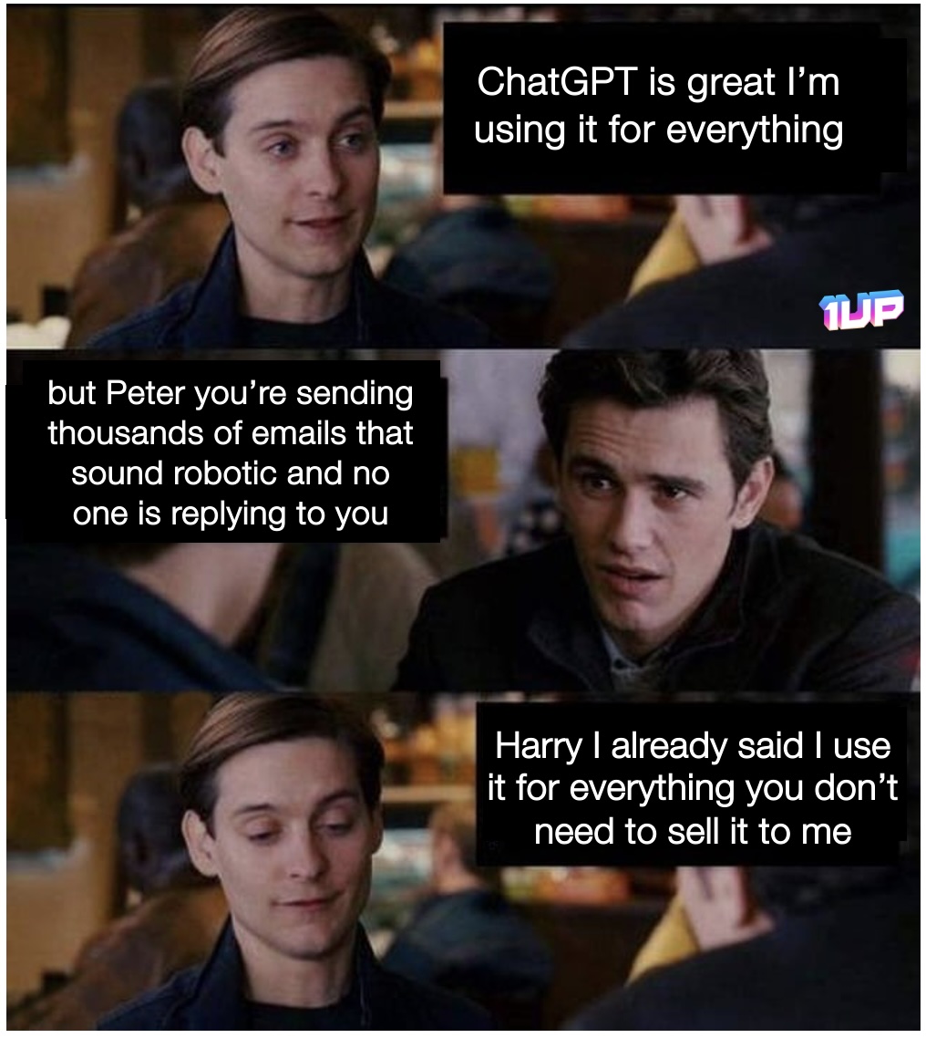 ChatGPT for sales meme ChatGPT for sales meme