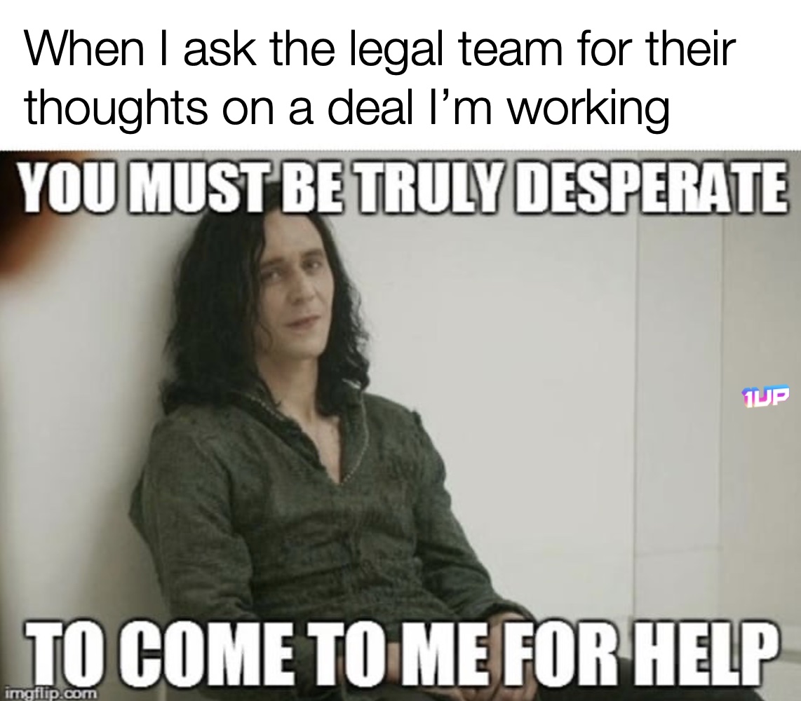 Ask Legal Team for Help with Sale Meme Ask Legal Team for Help with Sale Meme