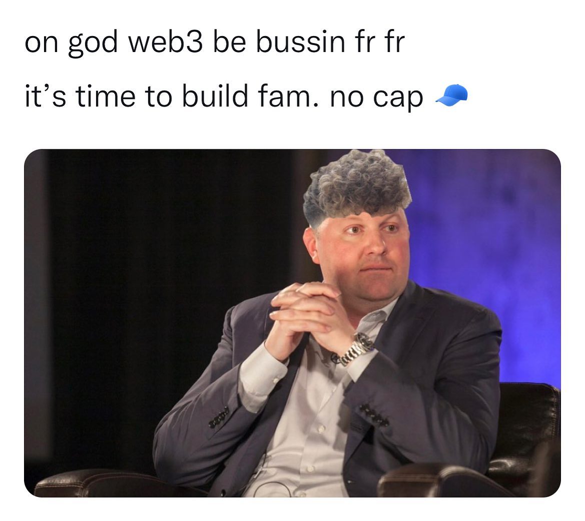 web3 be bussin fam