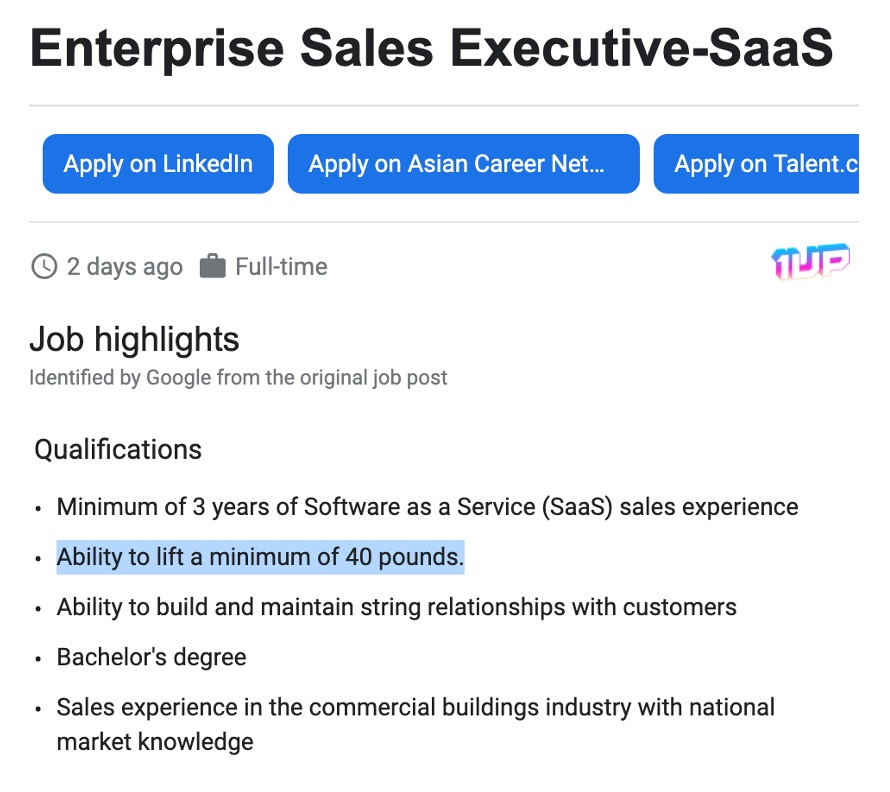 Sales Job description meme Sales Job description meme