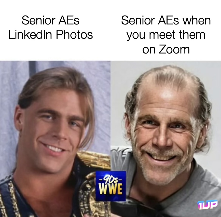 Senior AEs on Zoom Meme Senior AEs on Zoom Meme