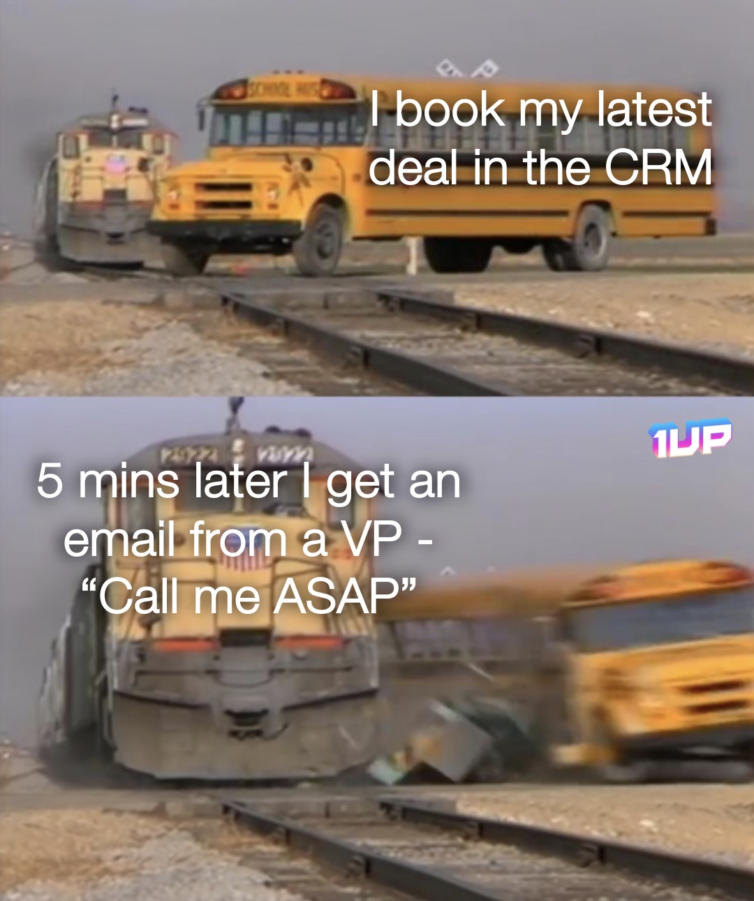 Book a deal in the CRM meme Book a deal in the CRM meme