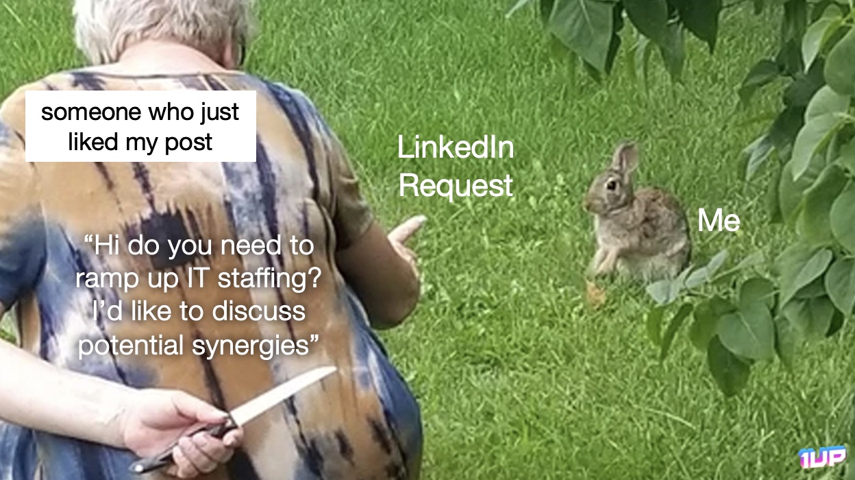 Doing Sales on Linkedin Meme Doing Sales on Linkedin Meme