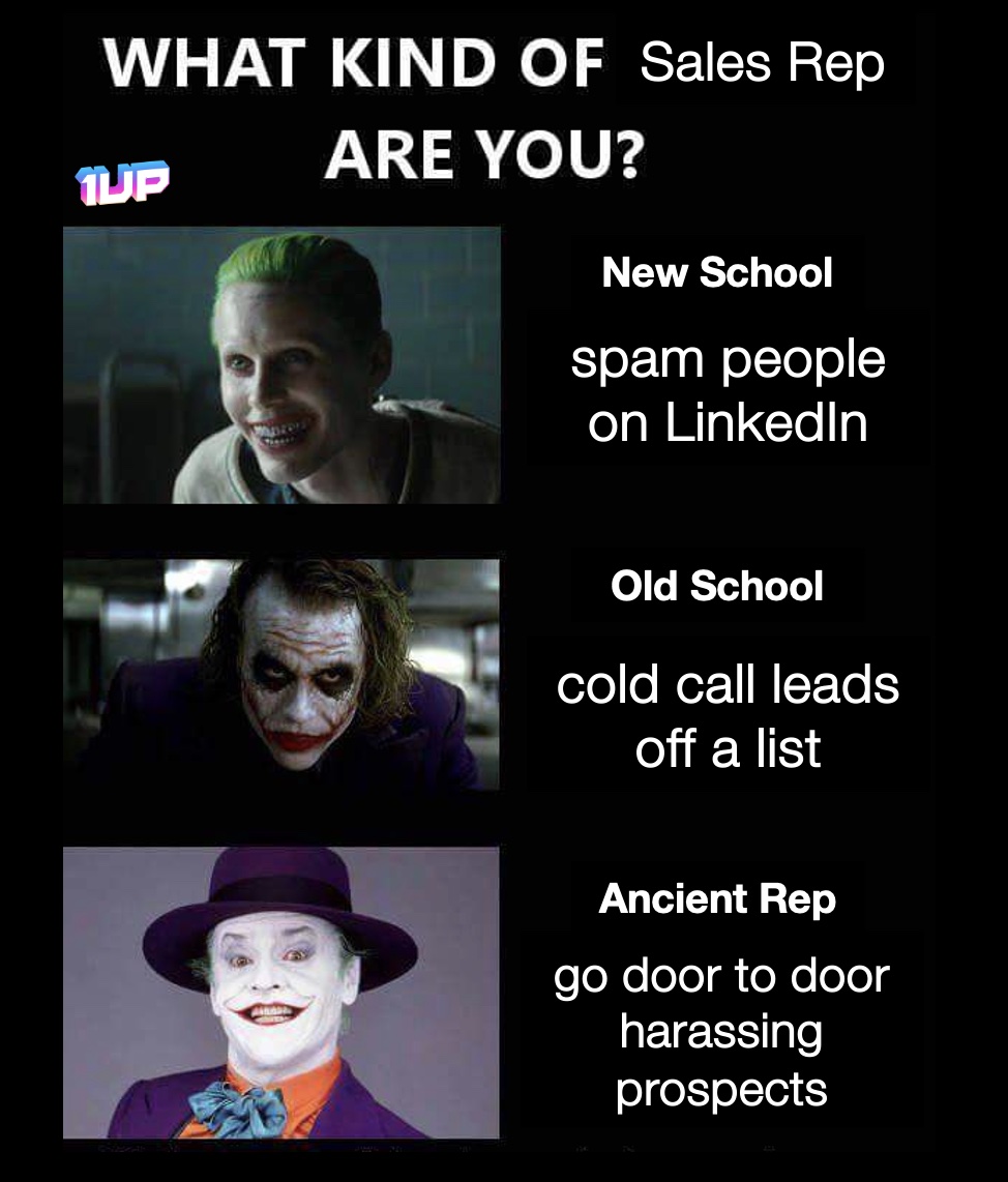 Types of Sales Rep Meme Types of Sales Rep Meme