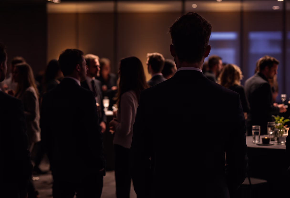 image of an industry conference (for an ai marketing tech company)