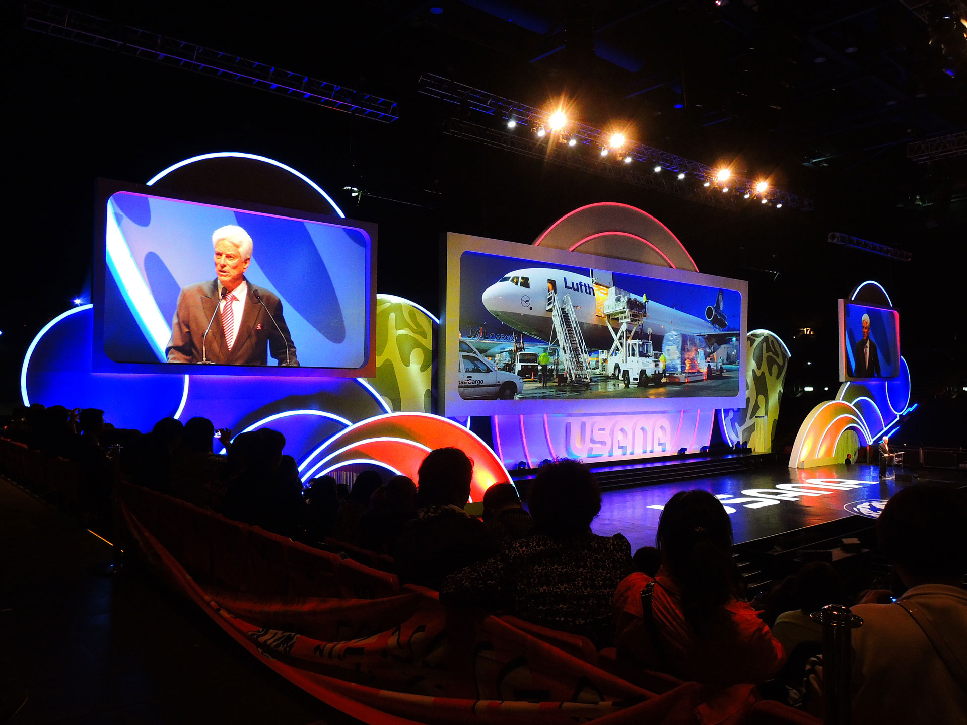 image of a concert hall before an event