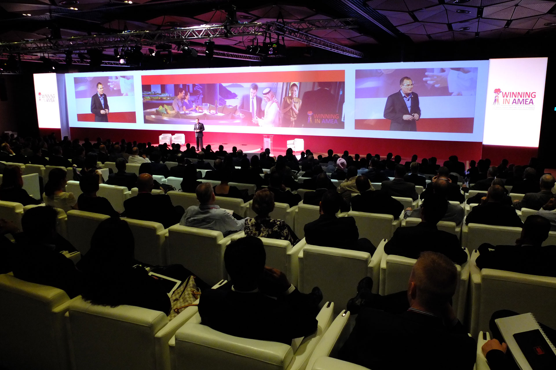 image of an industry conference (for an ai marketing tech company)