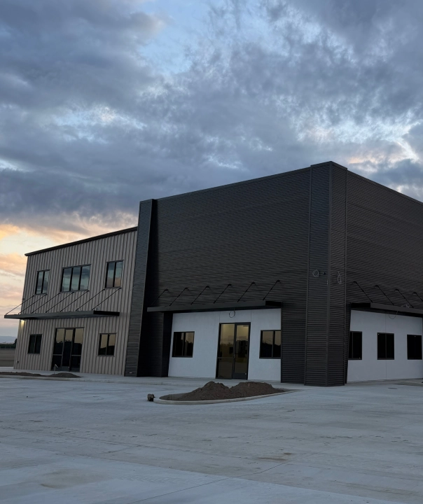 Modern commercial building exterior showcasing construction quality by Supreme Construction.