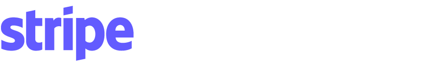 Stripe Schriftzug als Firmenlogo.