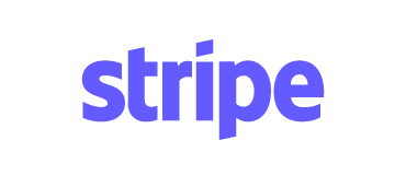 Stripe Firmenlogo in blauem Schriftzug auf weißem Hintergrund.