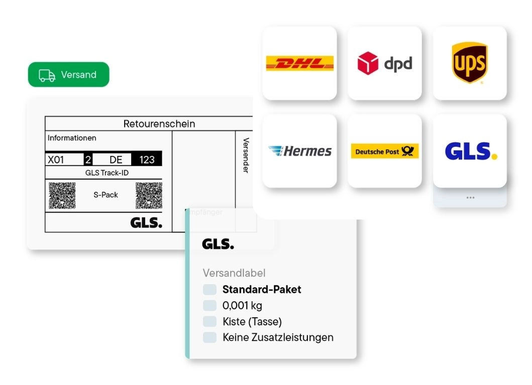 Oberfläche automatischer Bestandsabgleich über alle Kanäle