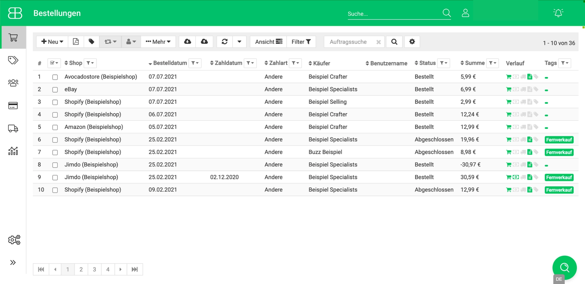 One-Stop-Shop (OSS) procedure with Billbee