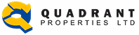 Quadrant Properties Ltd logo with a stylized yellow and blue Q on the left.