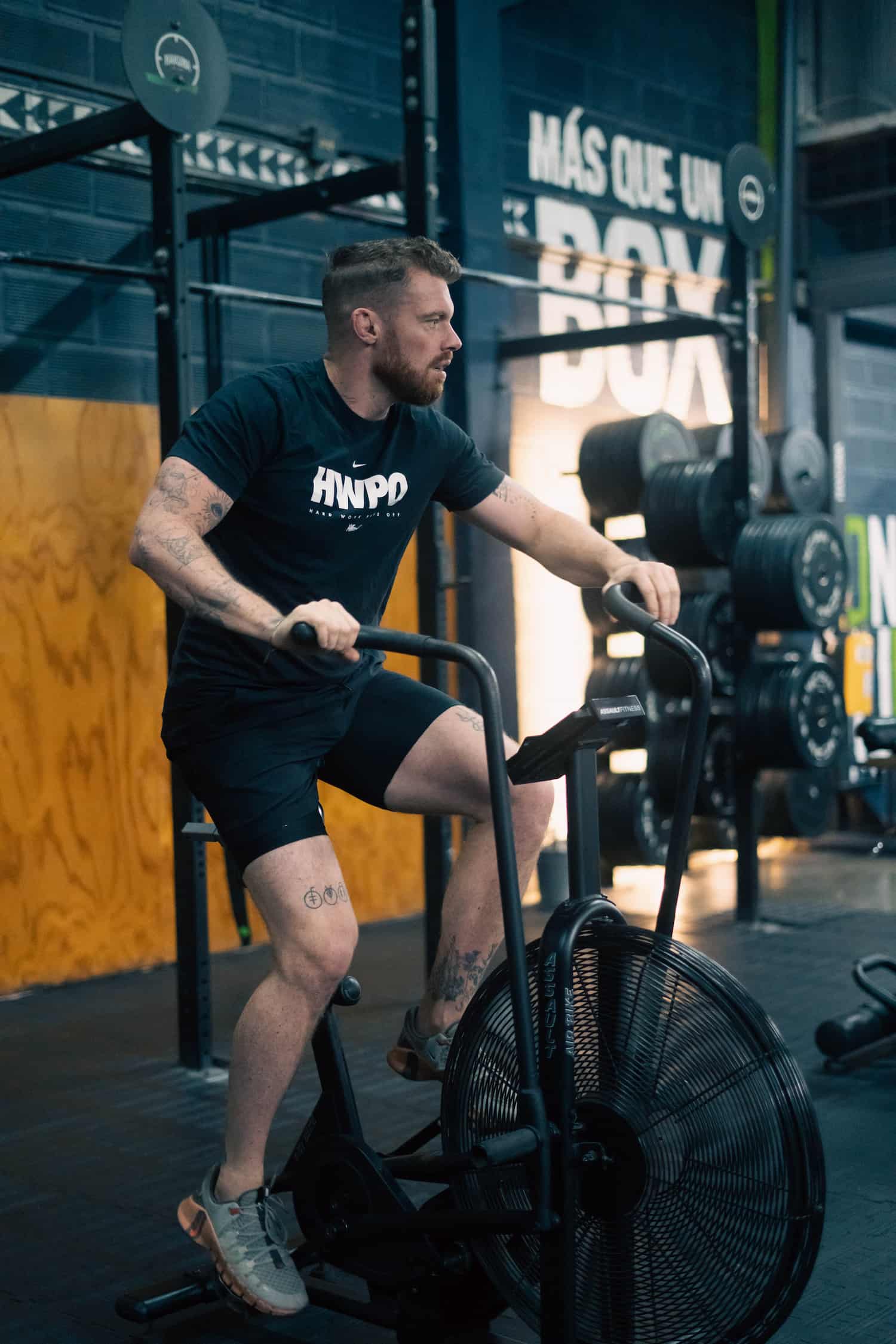 Members at a workout