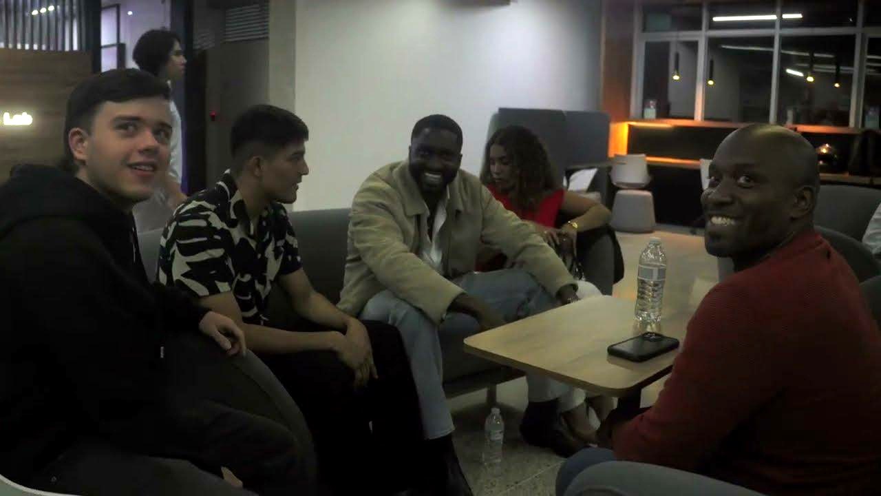 Young founders at an open NextGen session