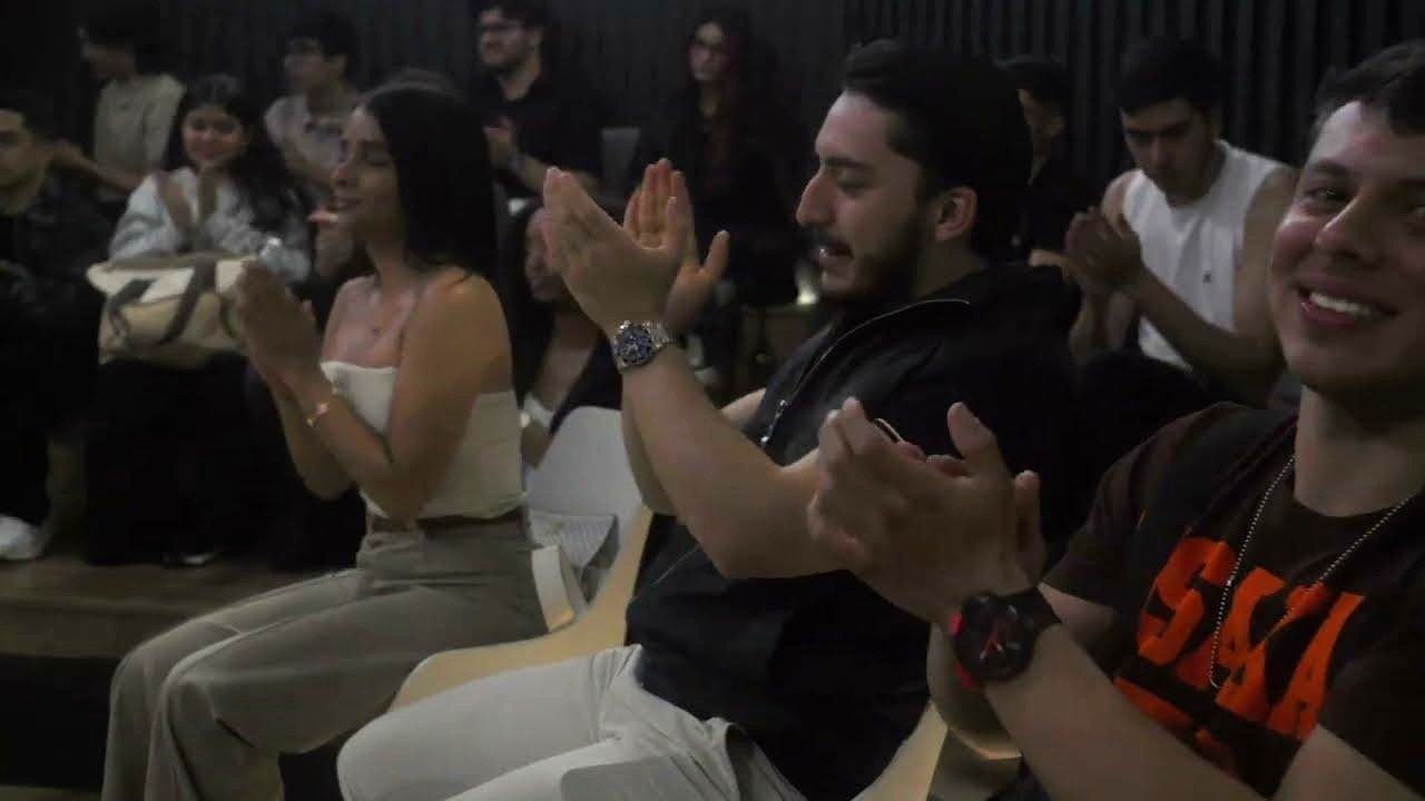 A mentor speaking at a NextGen session