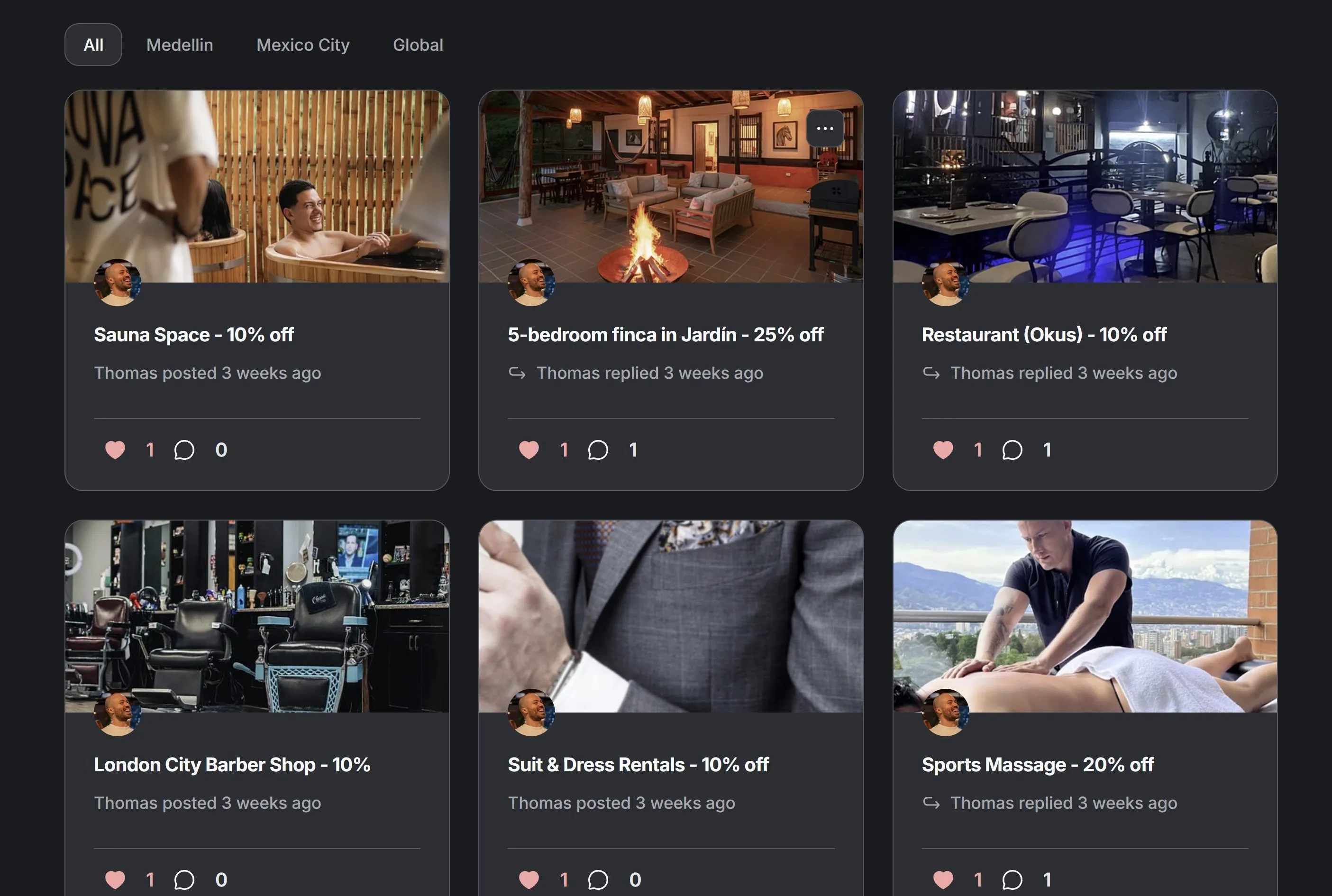House benefits inside the member app