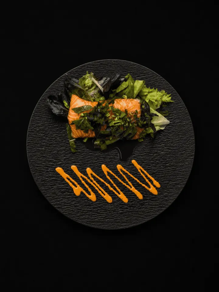 D3 - Sashimis saumon sauce citronnade du chef