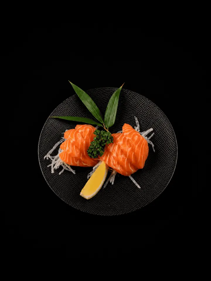 D4 - Sashimi saumon