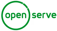 Openserve company logo with green text and a circular design around 'open'.