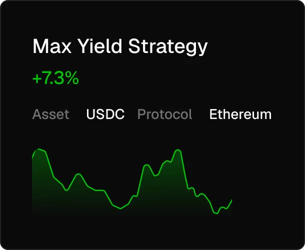 Privana automated stablecoin yield strategy dashboard